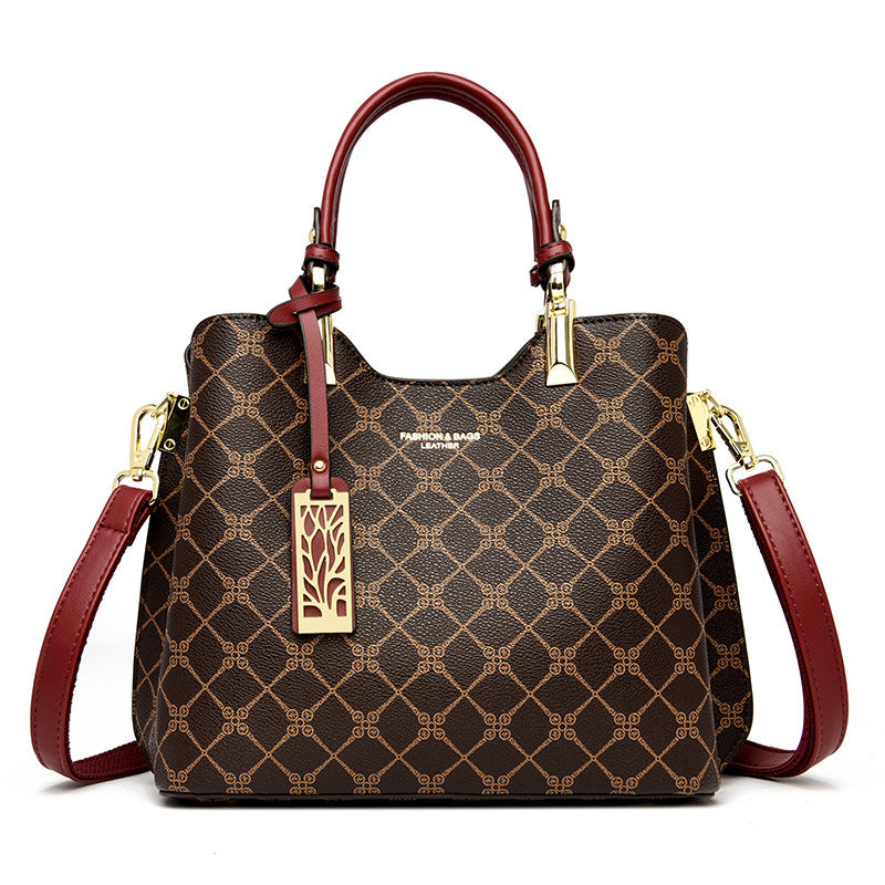 Women's Versatile Fashion Printed Presbyopic Mom Tote Bags