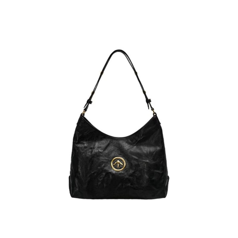 Garbage Black Stone Mother Vegetable Tanned Shoulder Bags