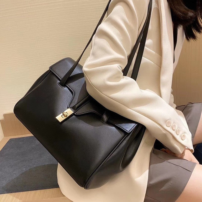 Charming Wen Kelly Cowhide Portable Underarm Bags