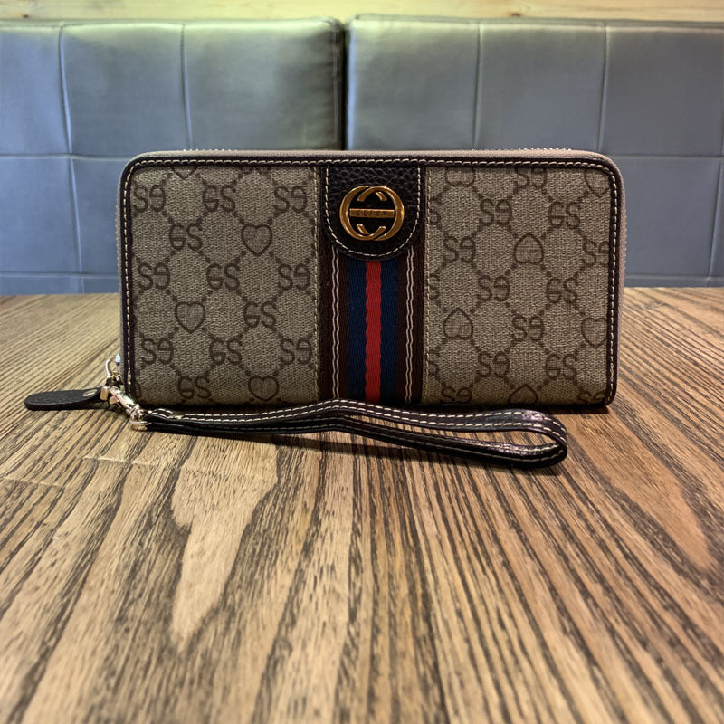 Women's Long Genuine Leather Large Capacity Clutch Ladies Wallets