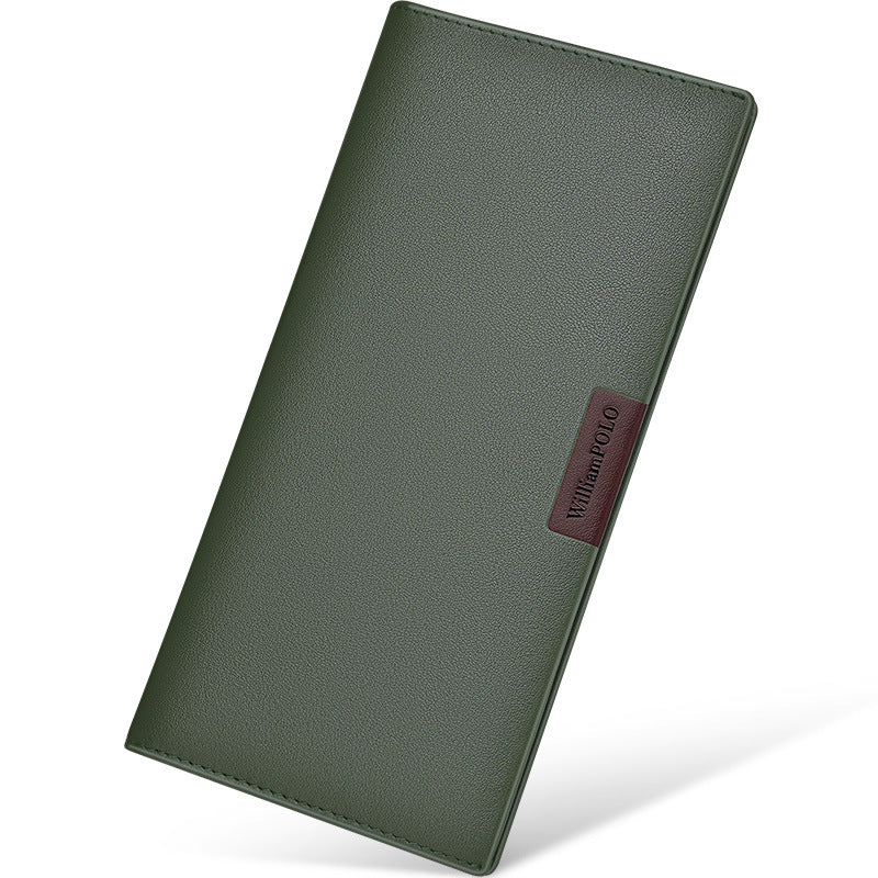 Men's Emperor Paul Thin Long Genuine Leather Men's Wallets