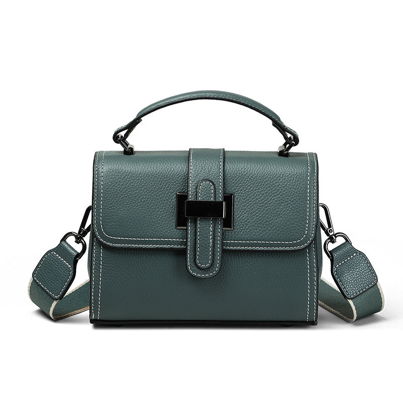Women's Commuter Fashionable High-grade Genuine Leather Portable Crossbody Bags