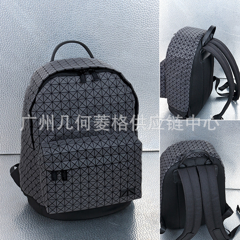 Geometric Rhombus Silicone Male Female Computer Bags