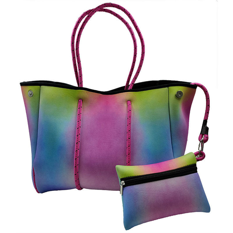Neoprene Beach Printing Weekend Portable Seaside Handbags