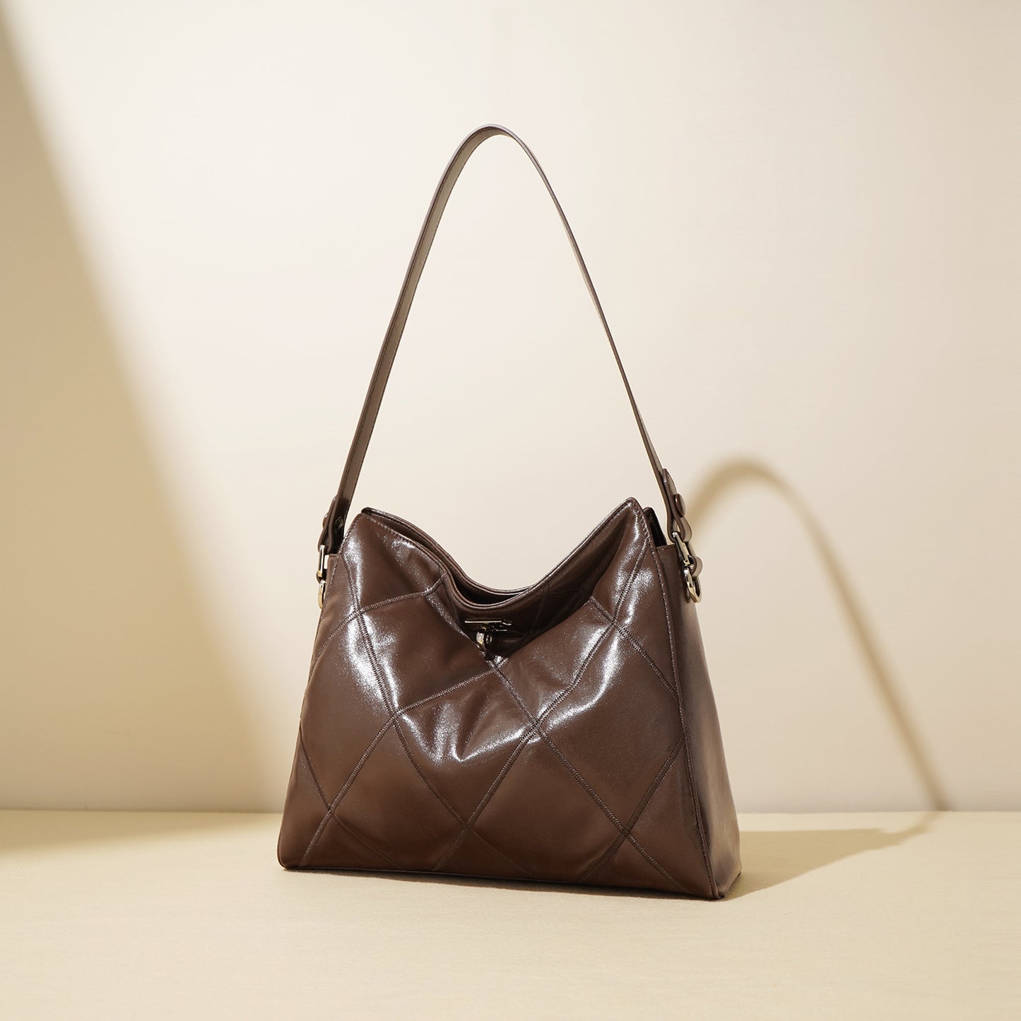 Women's Early Autumn First Layer Cowhide High-grade Large Shoulder Bags