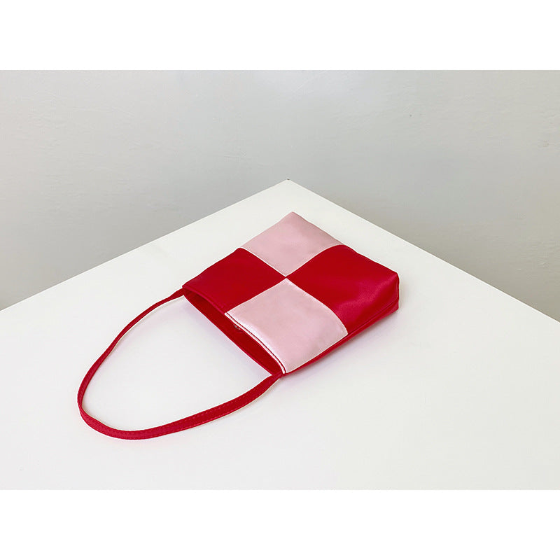 Silk Niche High-grade Cloth Cell Clutch Handbags