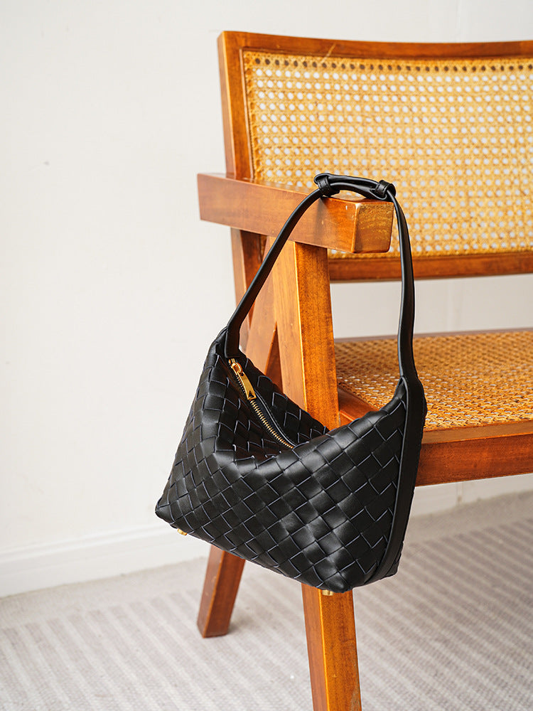 Women's Woven Advanced Lunch Box Underarm Popular Handbags