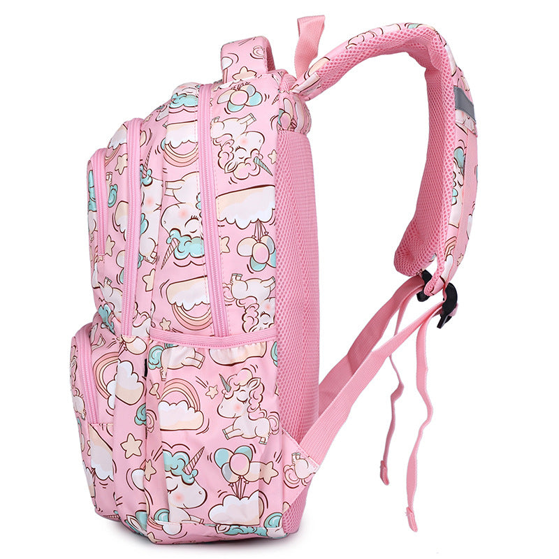 Children's Unicorn Cartoon Primary Large Capacity Breathable Backpacks