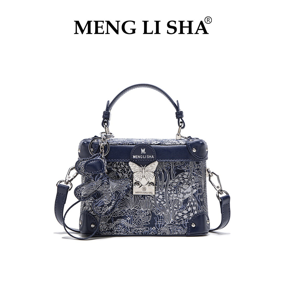 Unique Women's Fashion Personality Box Portable Crossbody Bags