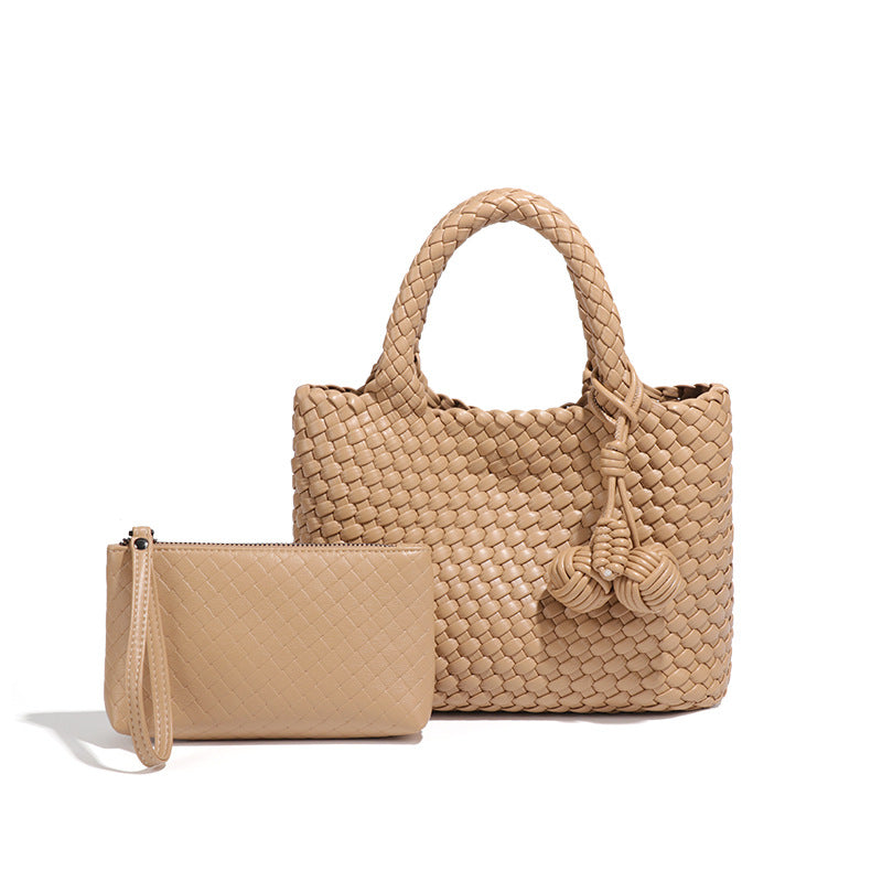 Women's Vintage Weave Vegetable Basket Fashionable Hand Bags