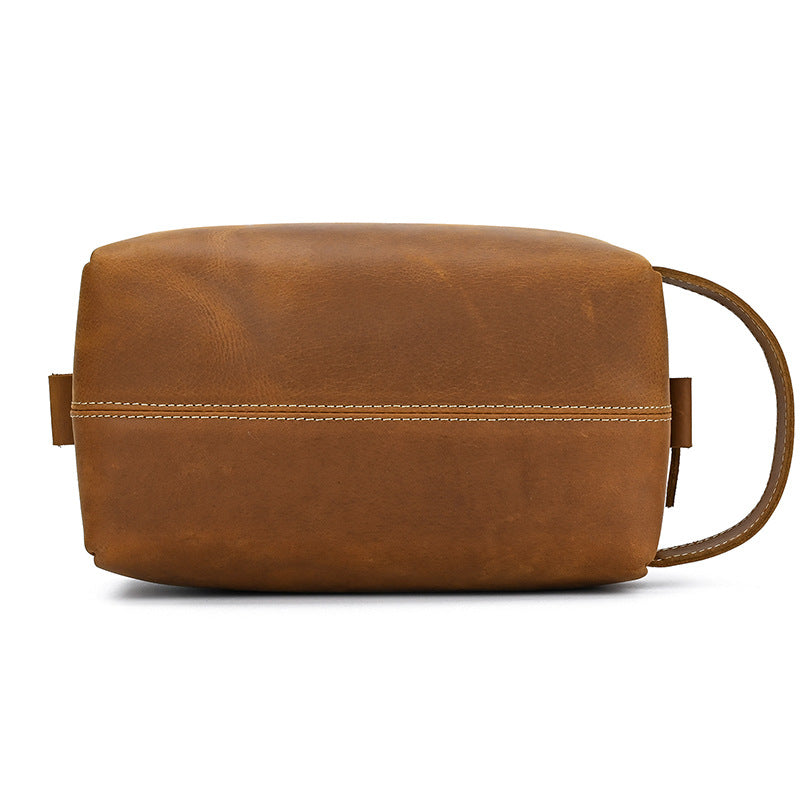 Genuine Leather Clutch Crazy Horse Multifunctional Men's Handbags
