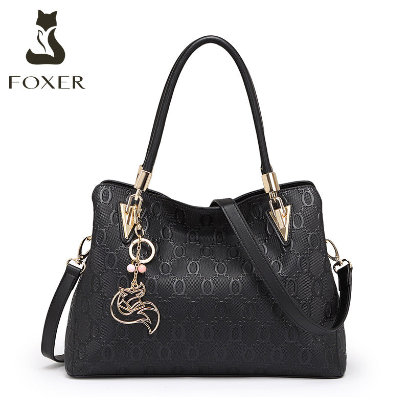 Women's Genuine Leather Light Luxury For Mom Shoulder Bags