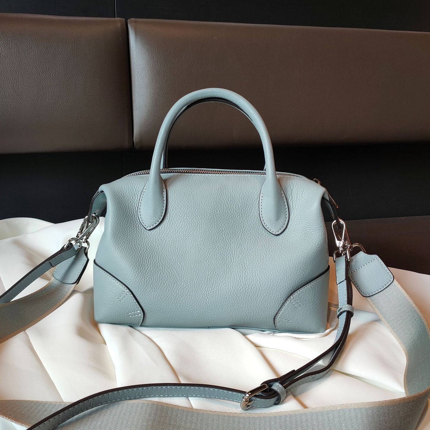 Women's Simple Cowhide Dumpling Retro For High Bags