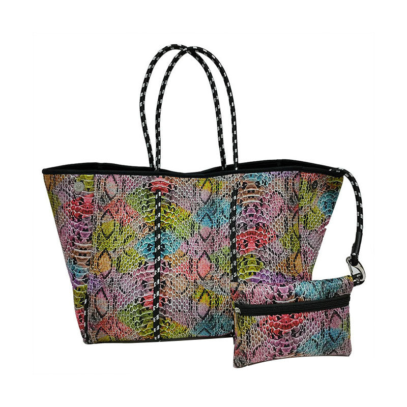 Neoprene Beach Printing Weekend Portable Seaside Handbags