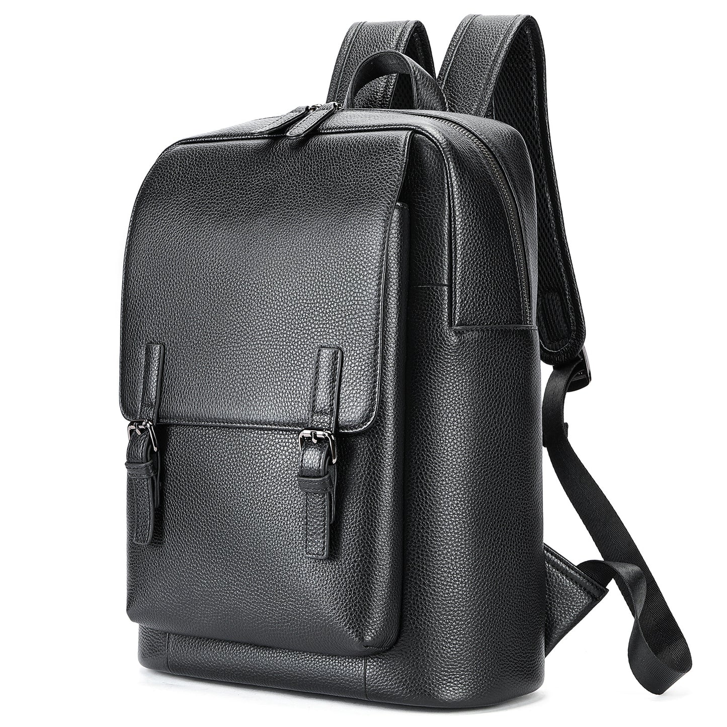 Men's First Layer Cowhide Vegetable Tanned Hand-rub Backpacks