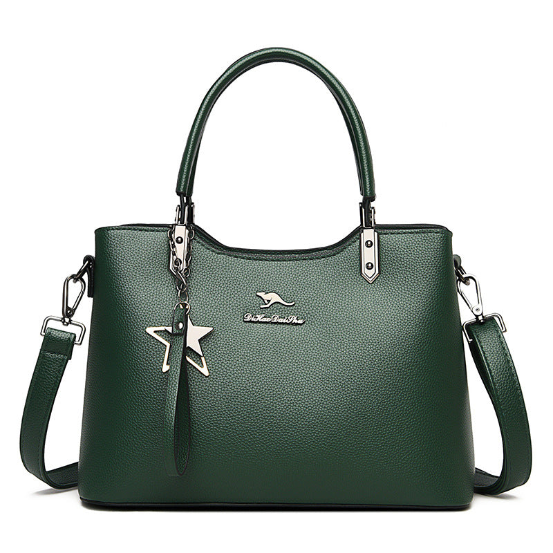 Women's Big Fashion Simple Trendy Large Capacity Shoulder Bags