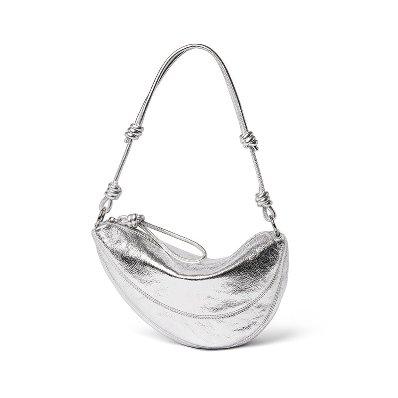 Women's Design Korean Style Croissant Saddle Fashion Underarm Crossbody Bags