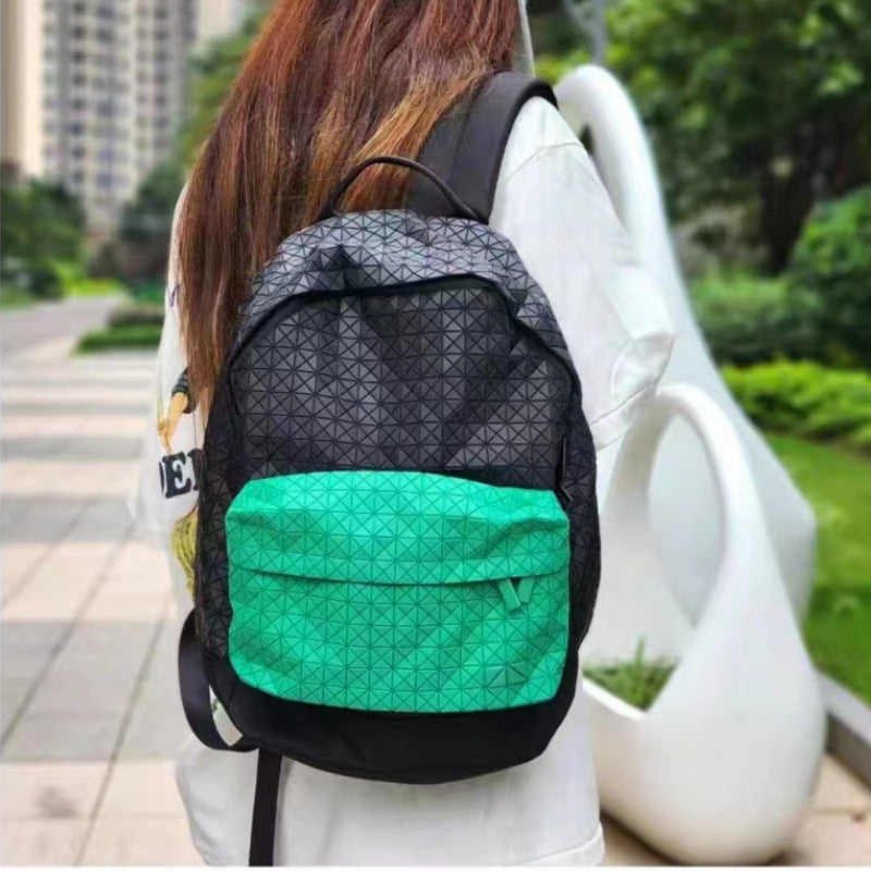 Geometric Rhombus Silicone Male Female Computer Bags