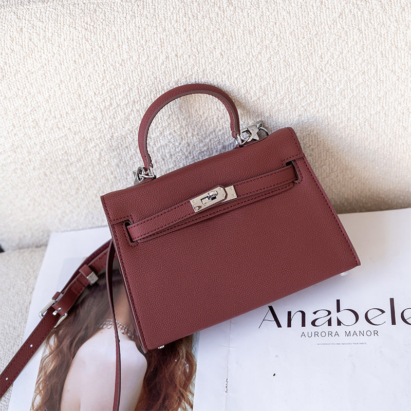 High-grade Genuine Leather Kelly Second Generation Crossbody Bags