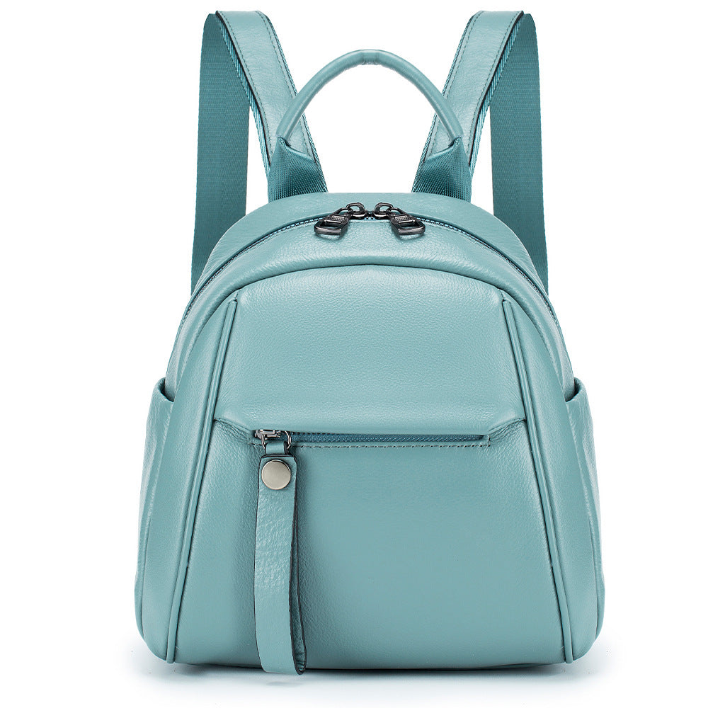 Women's Genuine Leather Trendy Large Capacity Soft Backpacks