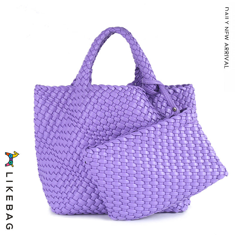 Business Commute Woven Large Capacity Trendy Handbags