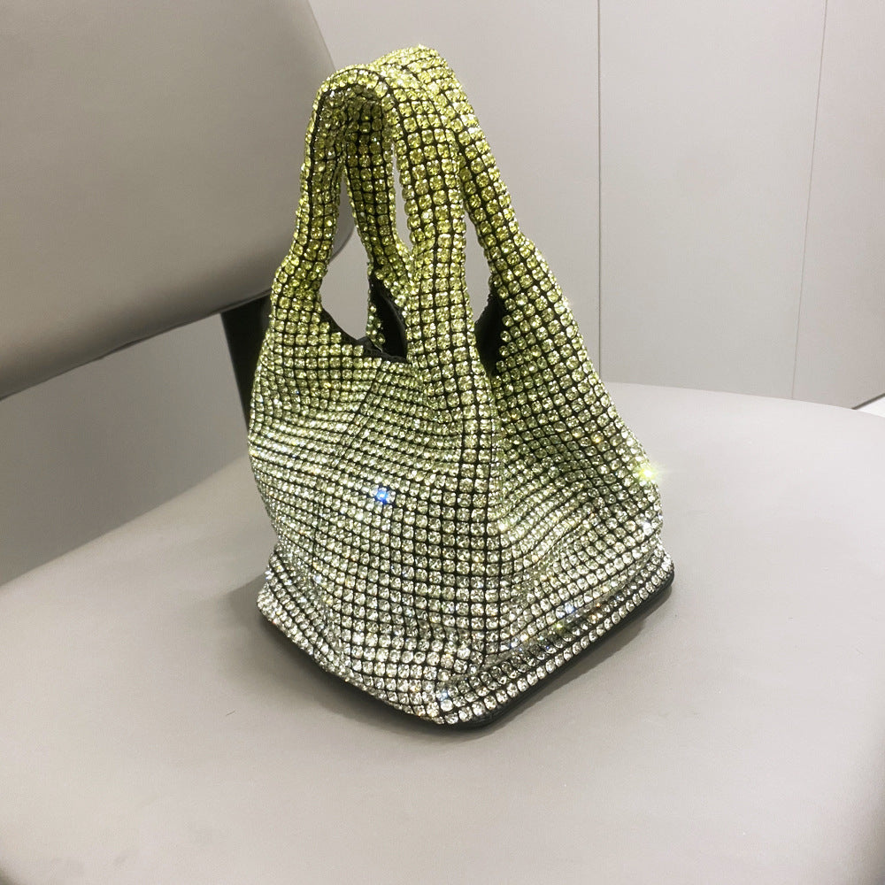Women's Fashion Rhinestone Portable Chain Hand Shoulder Bags