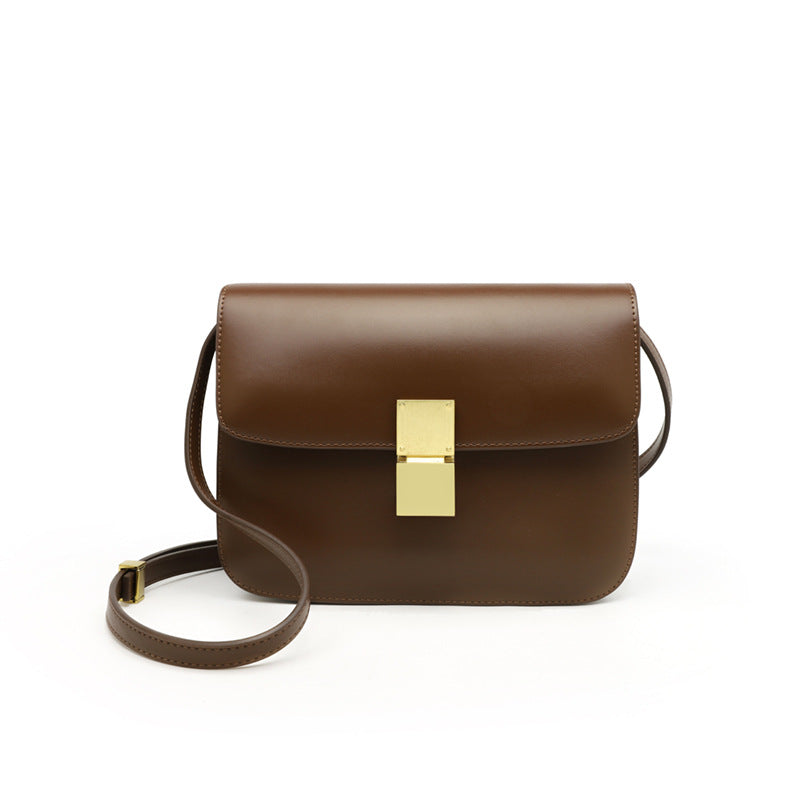 Women's Shopping Korean Style Fashionable Genuine Leather Shoulder Bags