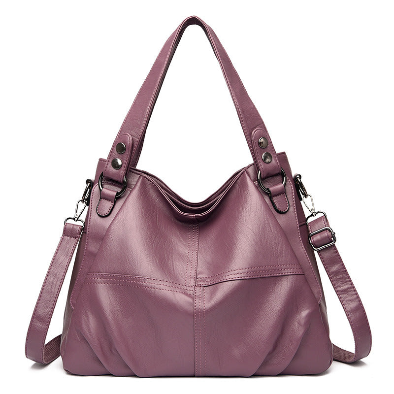 Women's Large Capacity Pleated Fashion Versatile Shoulder Bags