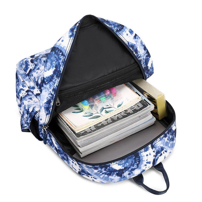 Women's Three-piece Cow Style High Waterproof Rucksack Backpacks