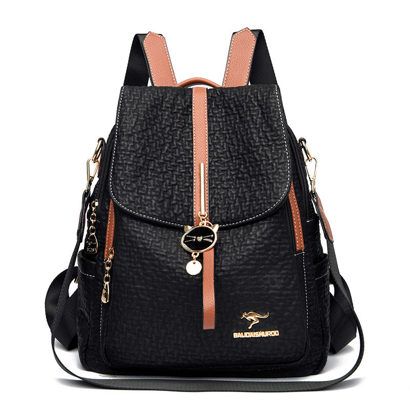 Women's Beautiful Graceful Stitching College Leisure Backpacks