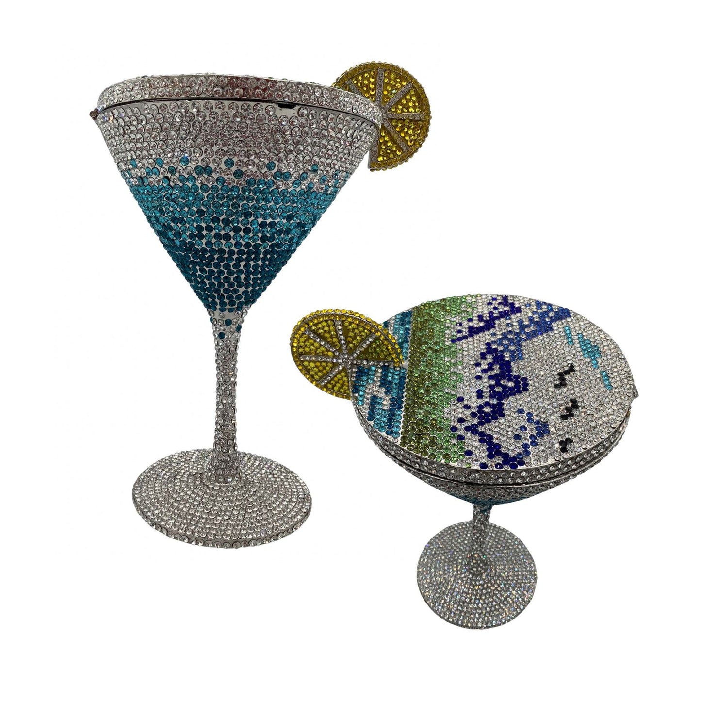 Women's Strictly Selected Cocktail Goblet Diamond Clutch Bags