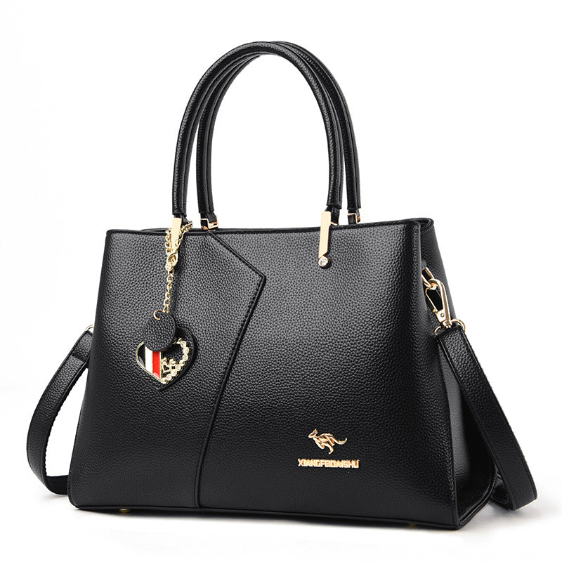 Women's Fashion Patchwork Large Capacity Mom Big Handbags