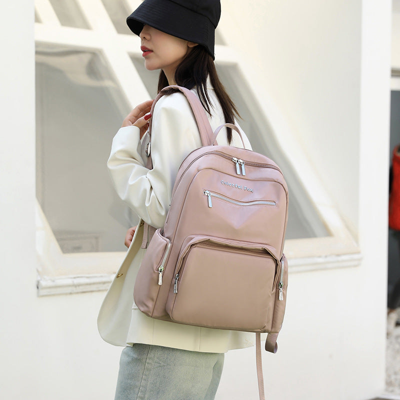 Women's Large Capacity Fashion Trend Waterproof Nylon Backpacks