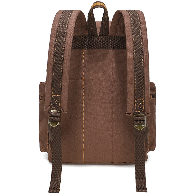 Vintage Canvas Computer Street Trendy Source Backpacks