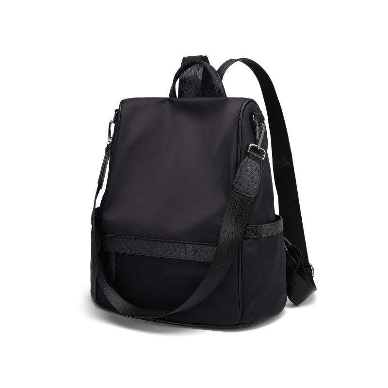 Women's Korean Fashionable Personalized Waterproof Oxford Cloth Backpacks