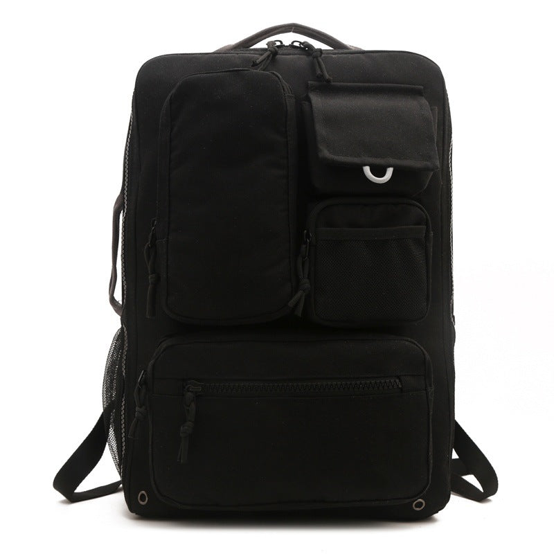 Men's Solid Color Multifunctional Computer Large Capacity Backpacks