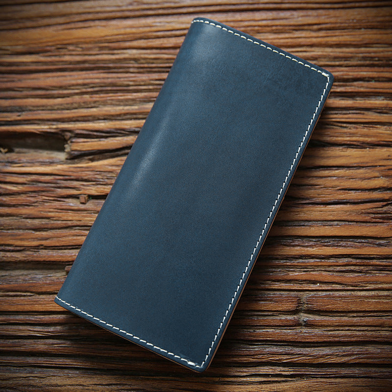 Men's Italian Long Genuine Leather First Layer Men's Wallets