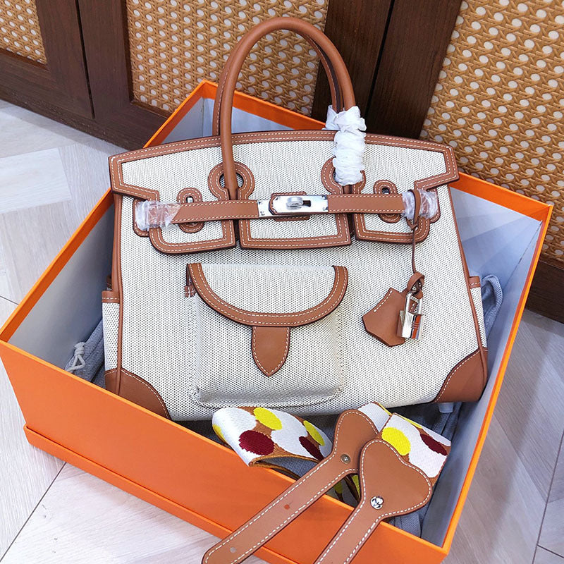Women's Contrast Color High Sense Fashion Bags