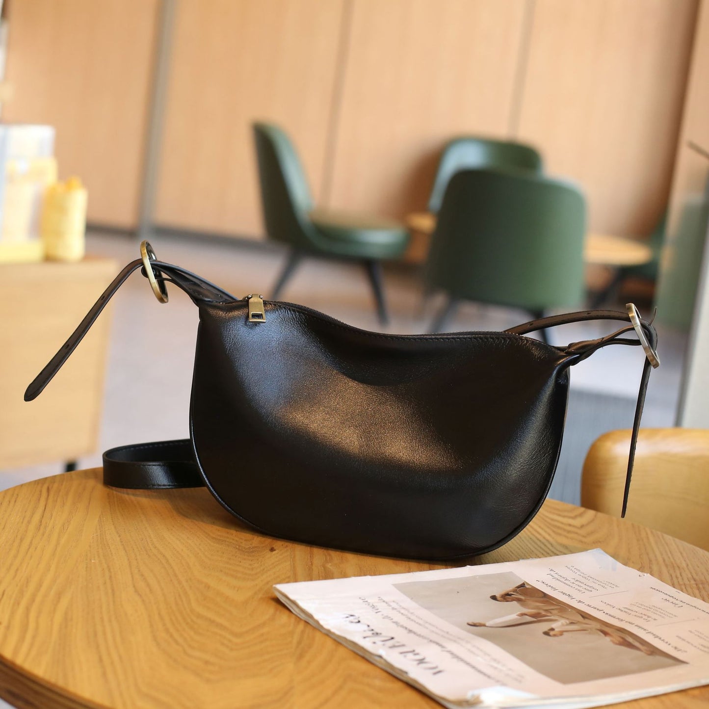 Women's Tanned Fashionable Summer First Layer Cowhide Shoulder Bags