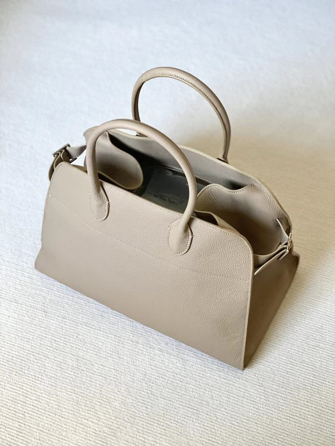 Layer Cowhide Niche Advanced Sense Large Handbags