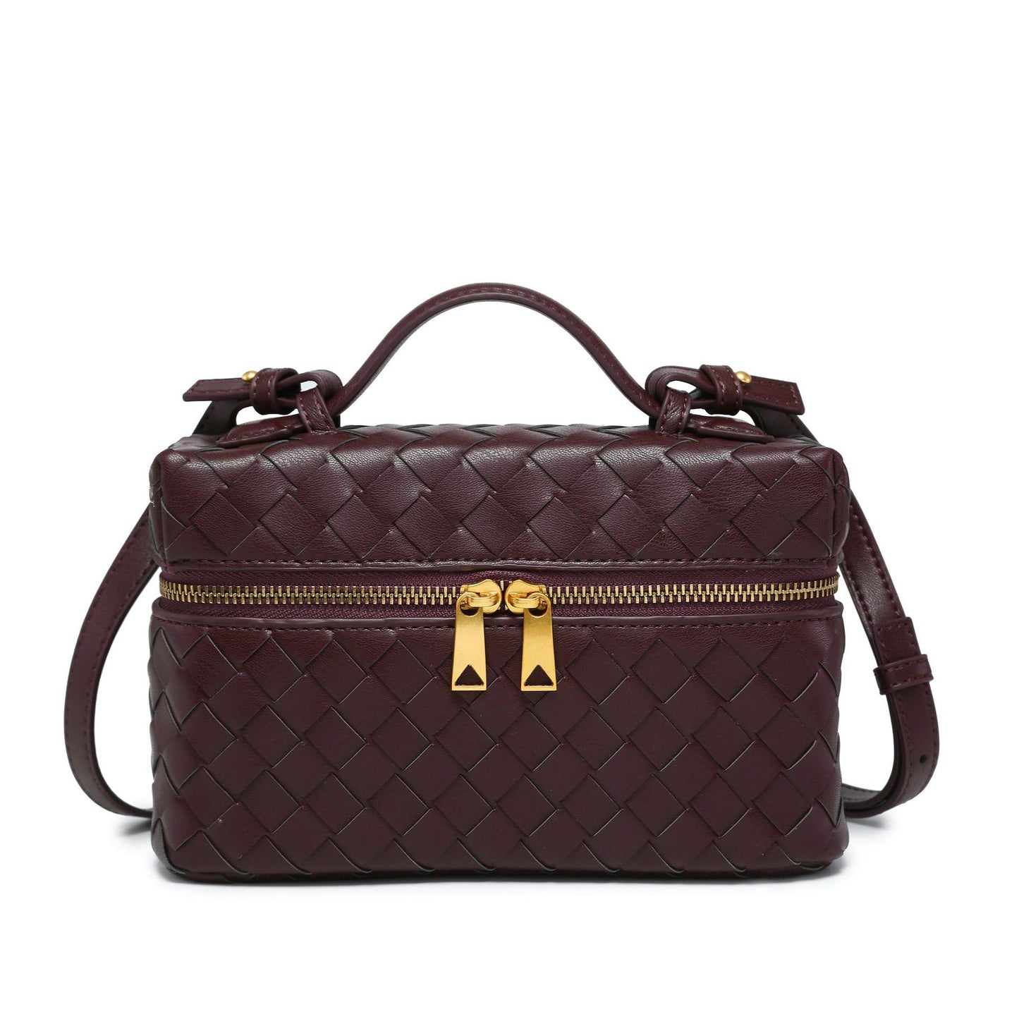 Women's Woven Box Lunch Retro Fashion For Handbags