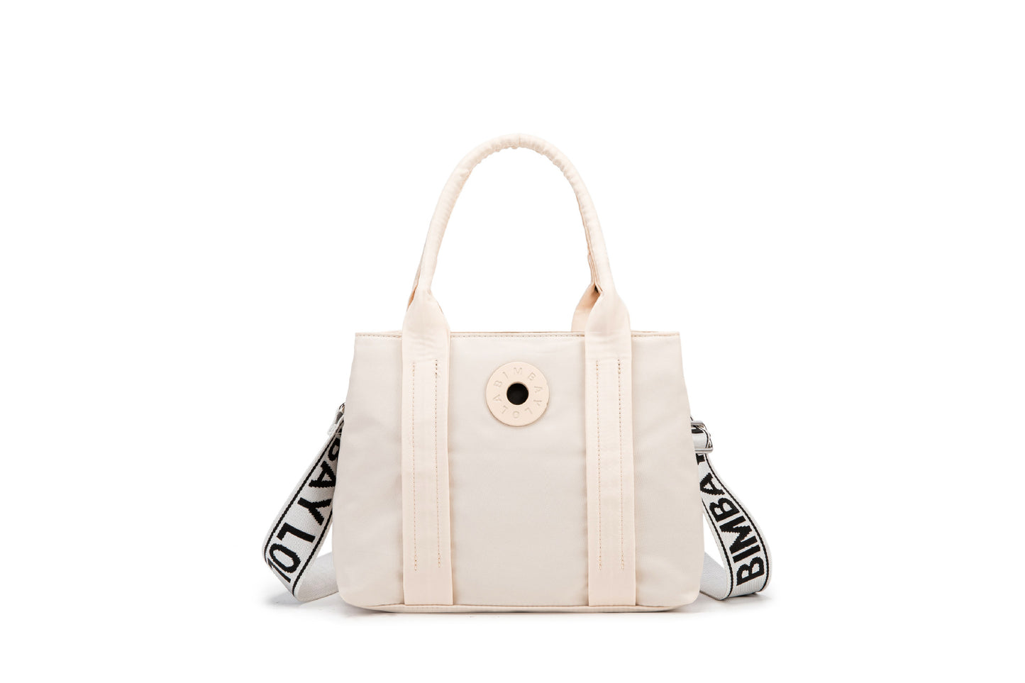 Spanish Round Label Solid Color Portable Shoulder Bags