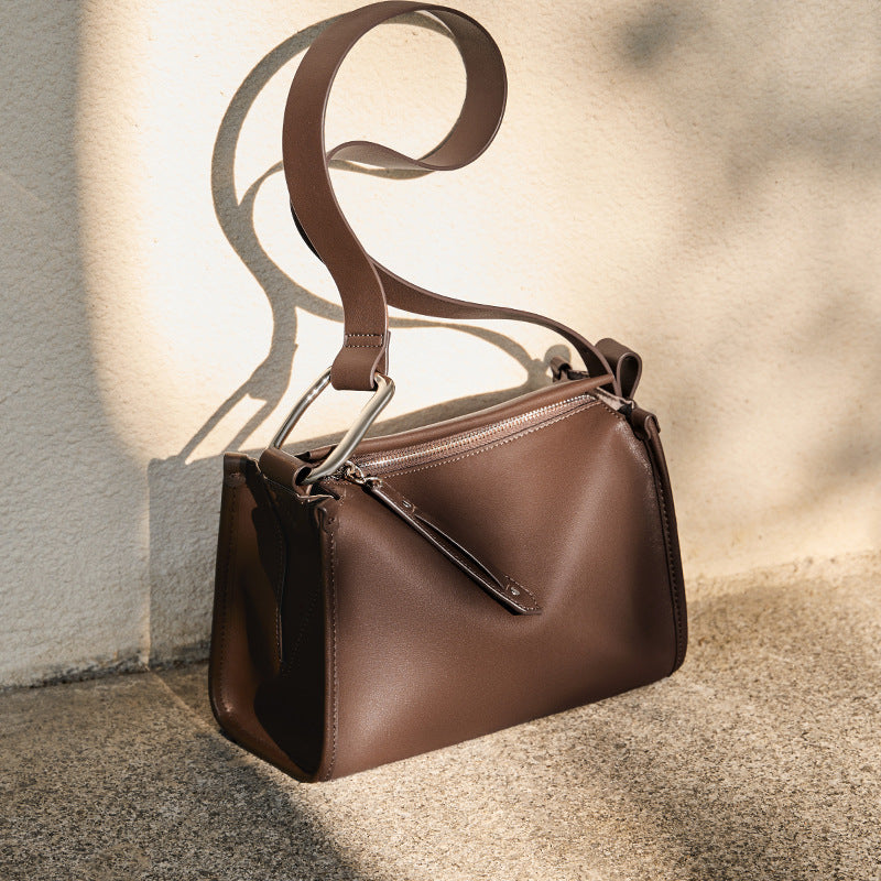 Women's Genuine Leather High Sense Minority Fashion Shoulder Bags