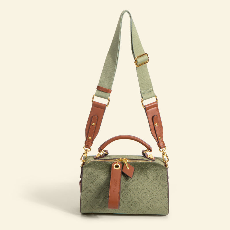 Textured Design Vintage Veet Pillow Thick Crossbody Bags