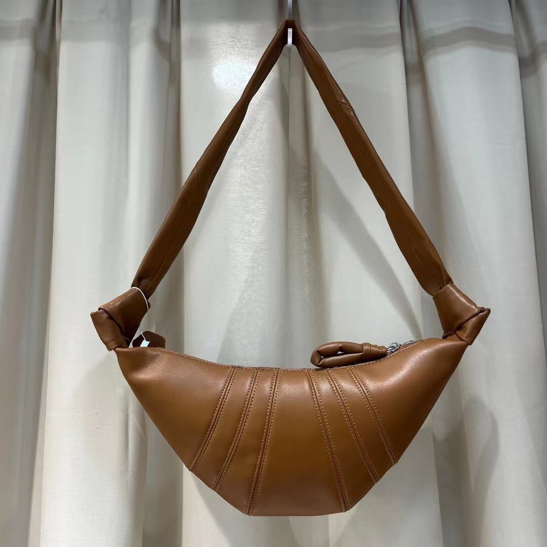 French Retro Croissant Niche Texture Dumpling Crossbody Bags