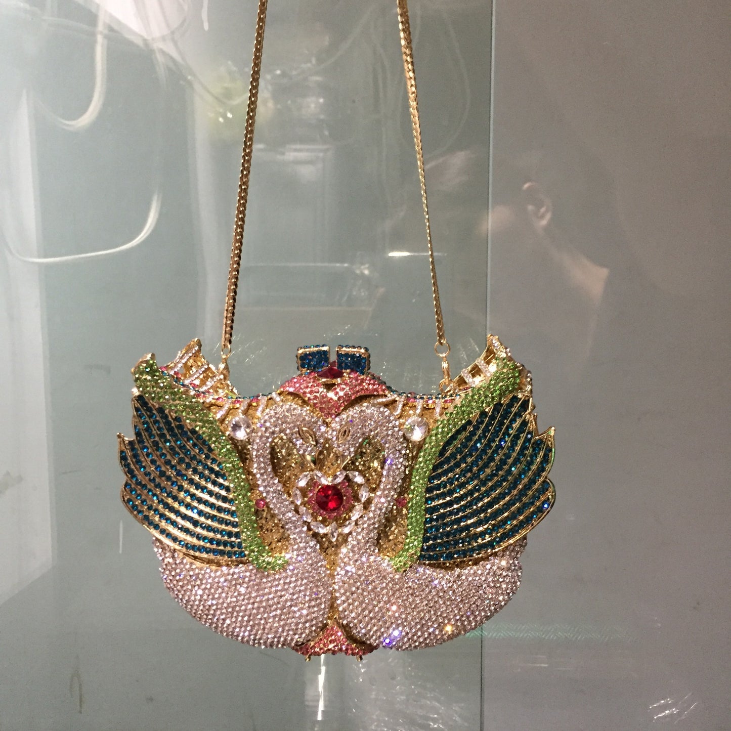Women's Attractive Diamond Banquet Full Clutch Evening Bags