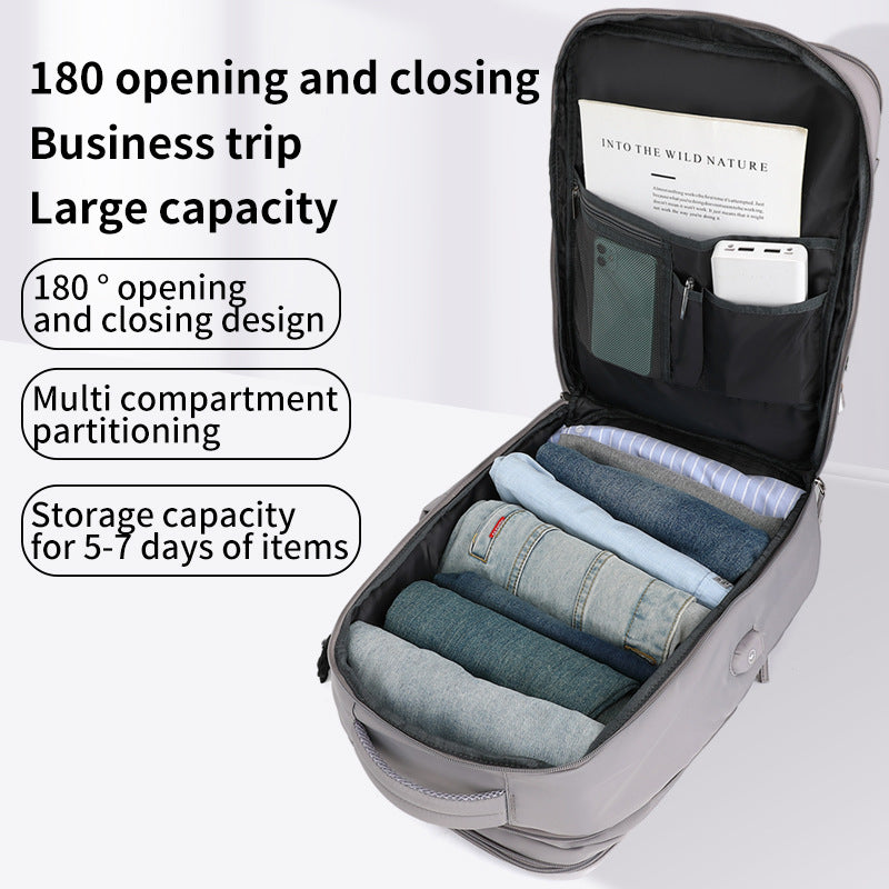 Women's & Men's & Expansion Simple Leisure Large Capacity Backpacks