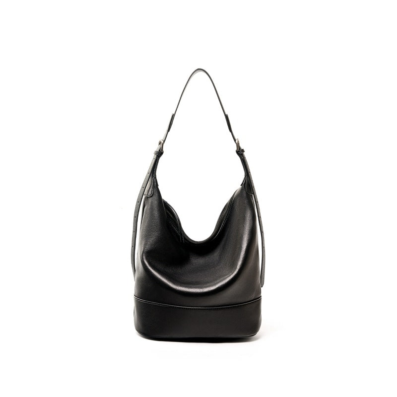 Women's Light Luxury High-grade First Layer Cowhide Shoulder Bags