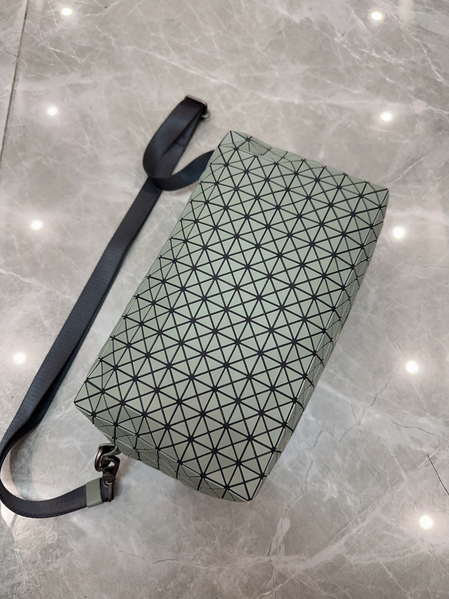 Women's & Men's & Rhombic Silicone Pillow Box Saddle Shoulder Bags