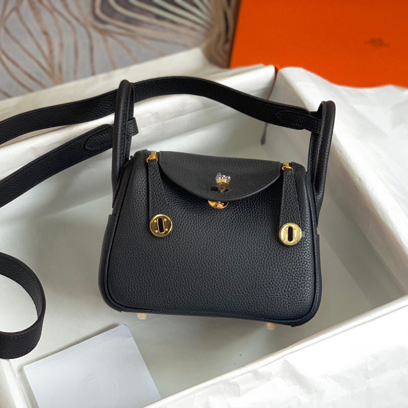 Women's Lindi Layer Cowhide Leather Doctor Elegant Crossbody Bags
